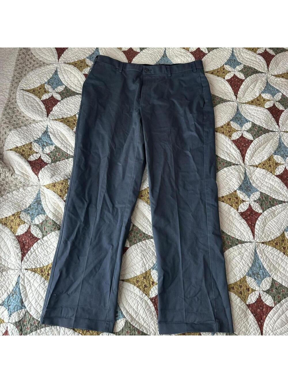 Dark gray cotton dress pants size 36x30 office work formal business casual